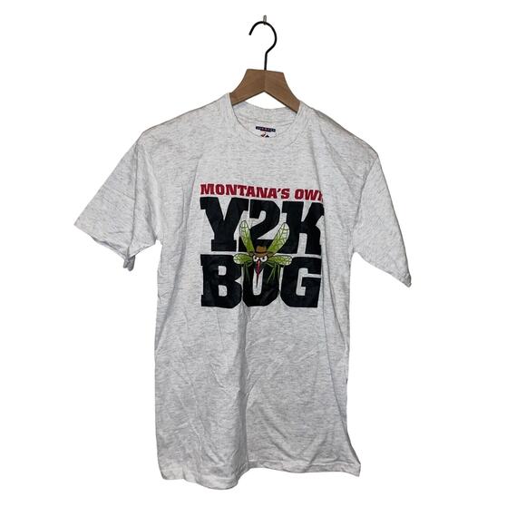 Vintage Mosquito Shirt Montana's Own Y2K Bug Humor Graphic Tee 2000s S Small - Picture 1 of 9